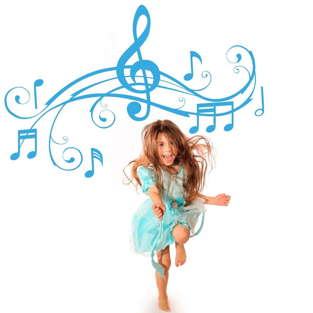 Noder Wallsticker - Perfekt til musikelskere!