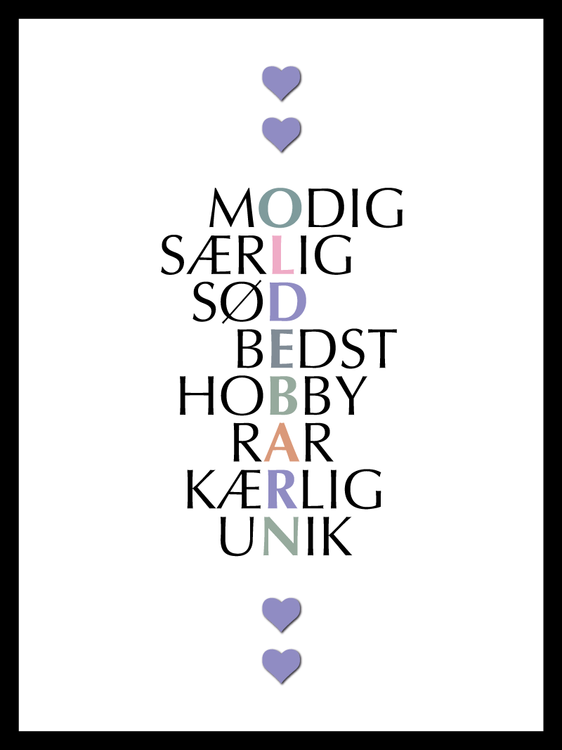 Oldebarn Citat Plakat – Den perfekte gave til dit oldebarn!