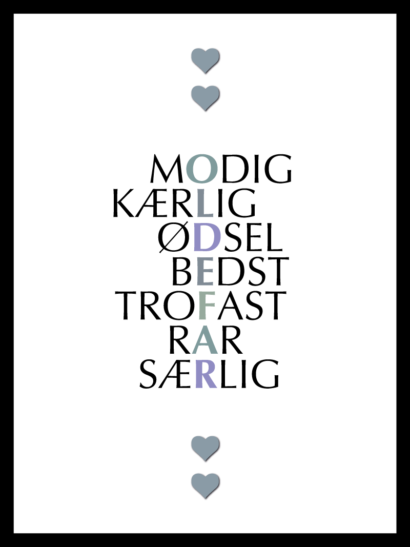 Oldefar Citat Plakat – Den ideelle gave til oldefar!