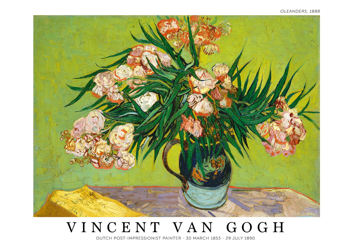 Oleanders Kunsttryk fra Plakatwerket - Elegant Hjemindretning