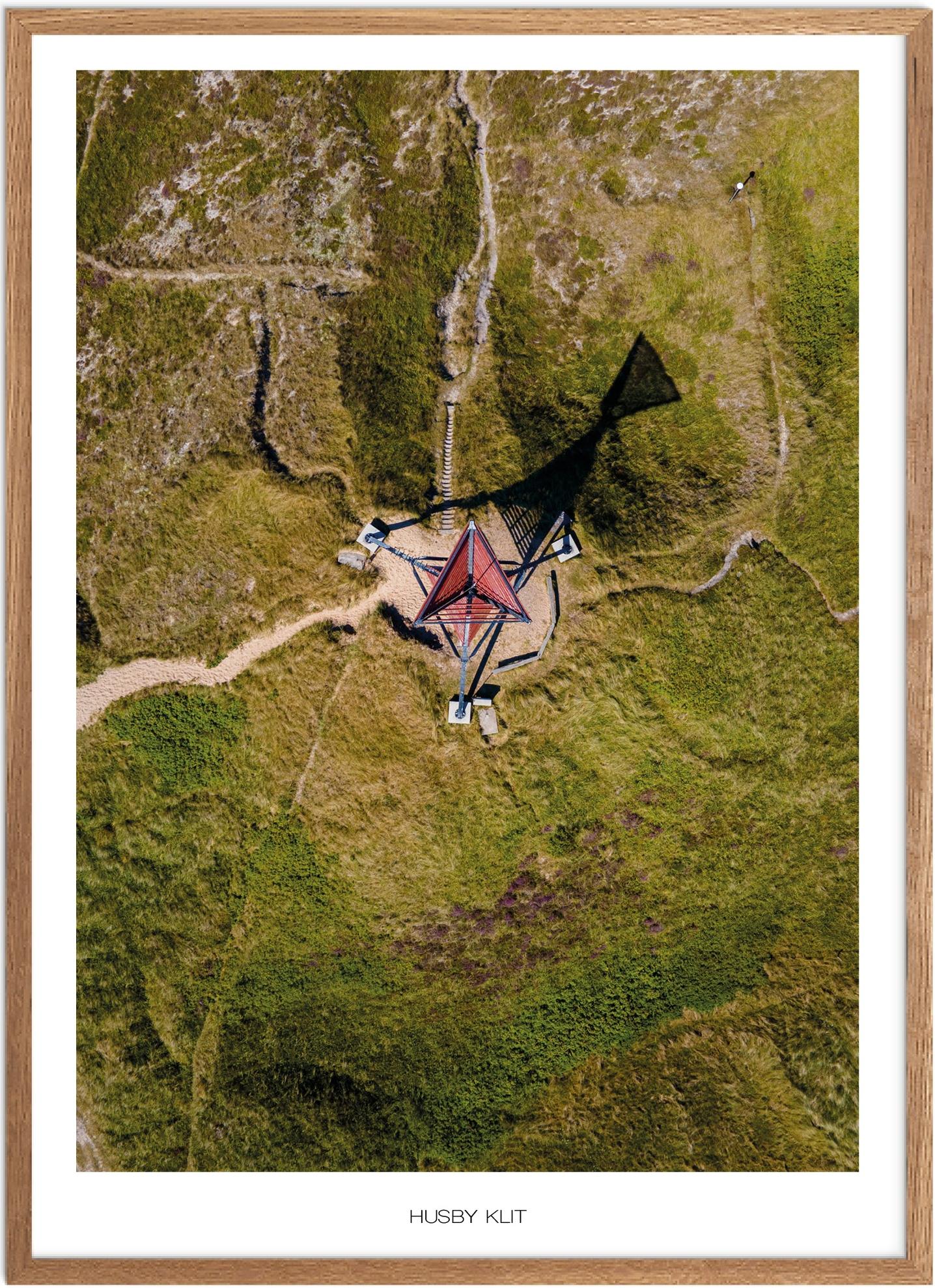 Plakat Husby Klit Naturplakat Plakater Vestjylland Plakat Plakatsnedkeren Drone-plakater