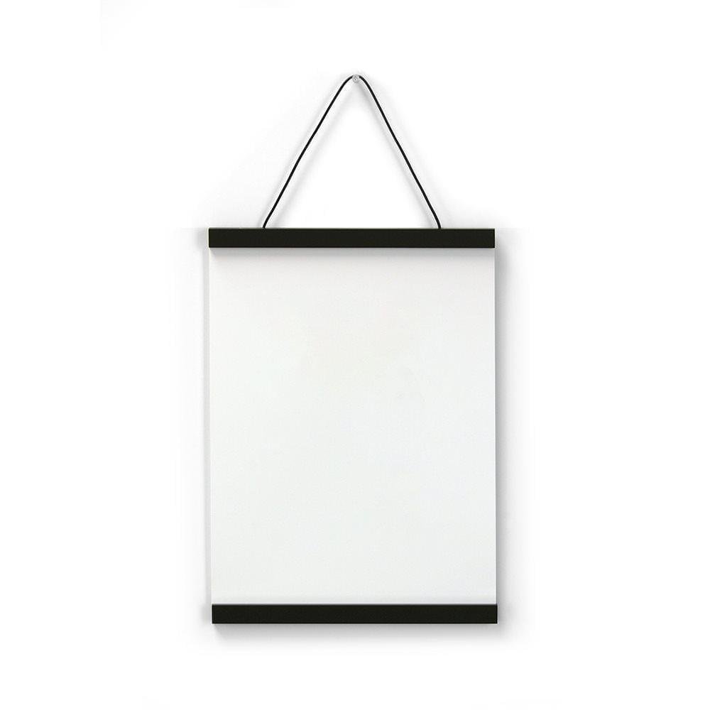 Elegant plakatliste i FSC-certificeret sort træ