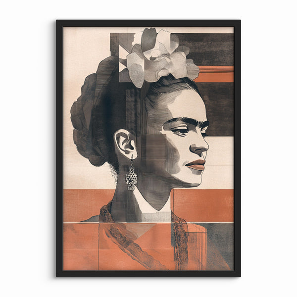 Portrætplakat: Grafisk Ynde og Styrke - Black Friday Tilbud!