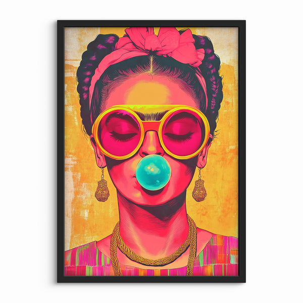Pop Art Plakat med Tyggegummi – Et Must-Have til Dit Hjem