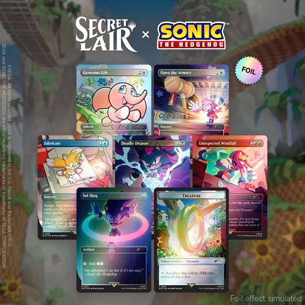 Sonic Superdrop: Secret Lair Chasing Adventure Foil