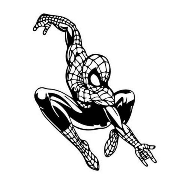 Spiderman Vægklistermærke – Spiderman På Mission 57x72 cm