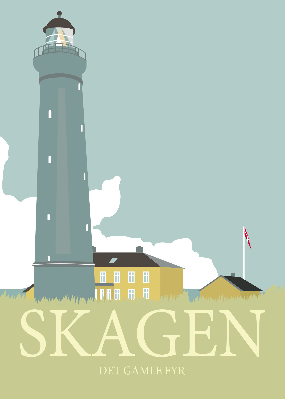 Skagen Kunstværk af Rikke Axelsen – Unik Dekoration til Hjemmet