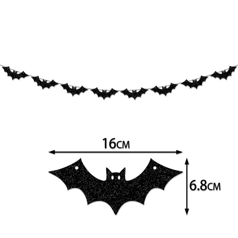 Skræmmende Halloween Flagermus – Uhyggelig Dekoration