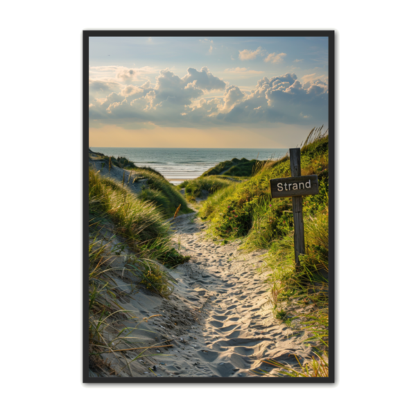 Strandplakat 28 – Bring sommerens skønhed ind i dit hjem!