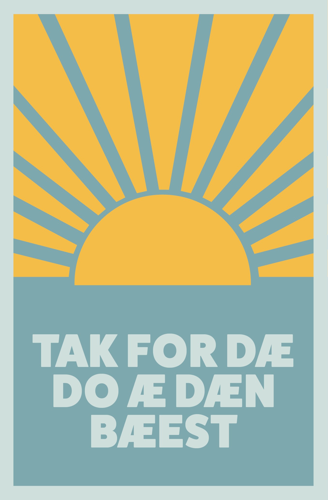 Tak For Dæ – Unikt Tak-kort med Kuvert fra Mutmut