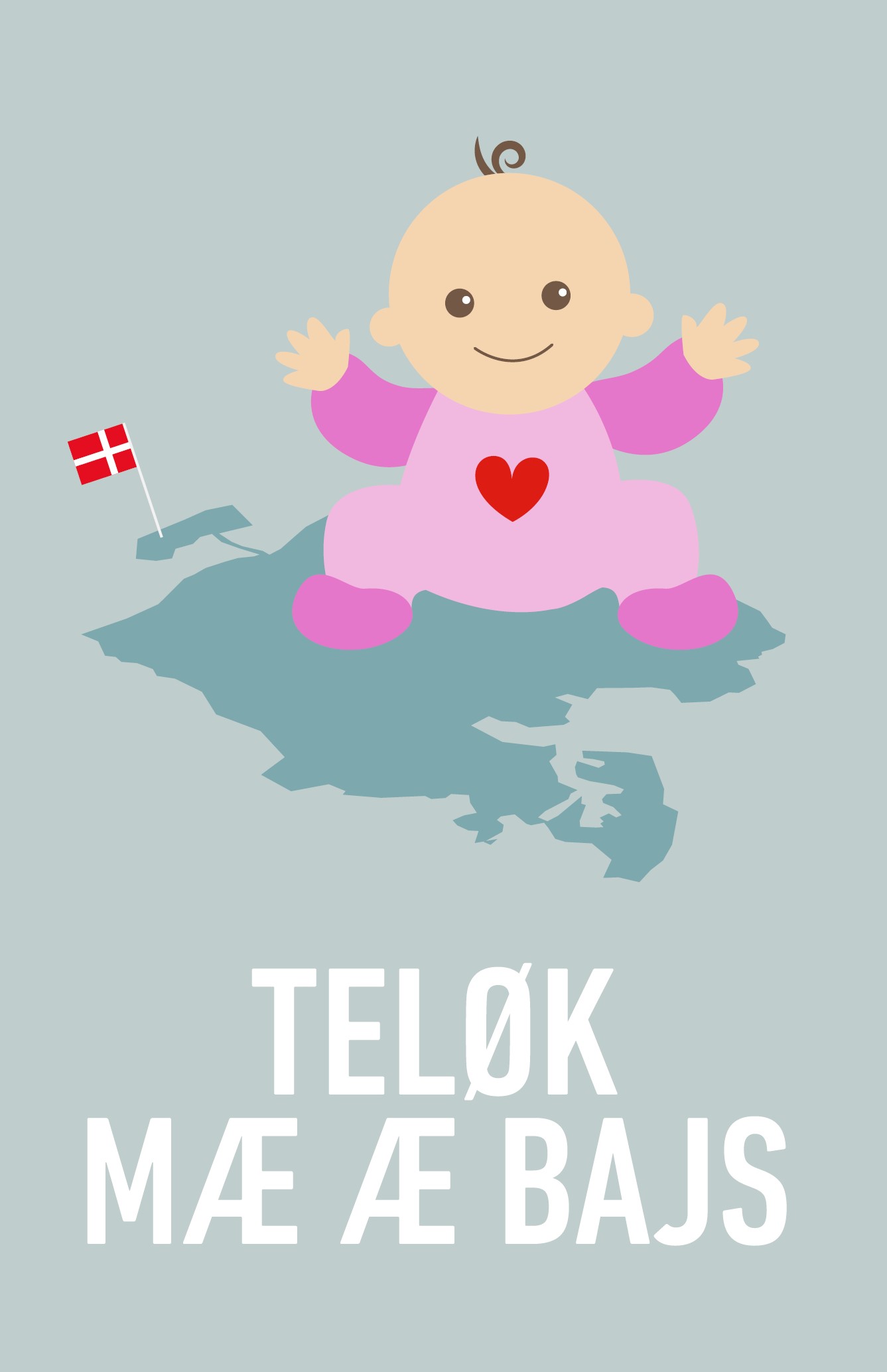 Teløk Mæ Bajs Gavekort – Sjov Hilsen til Nybagte Forældre!