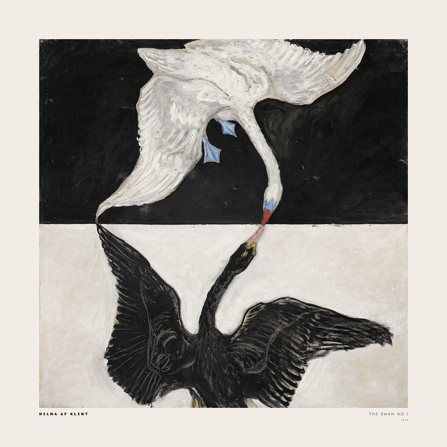 Swan No. 1 Kunsttryk - Elegant Hjemmedekoration