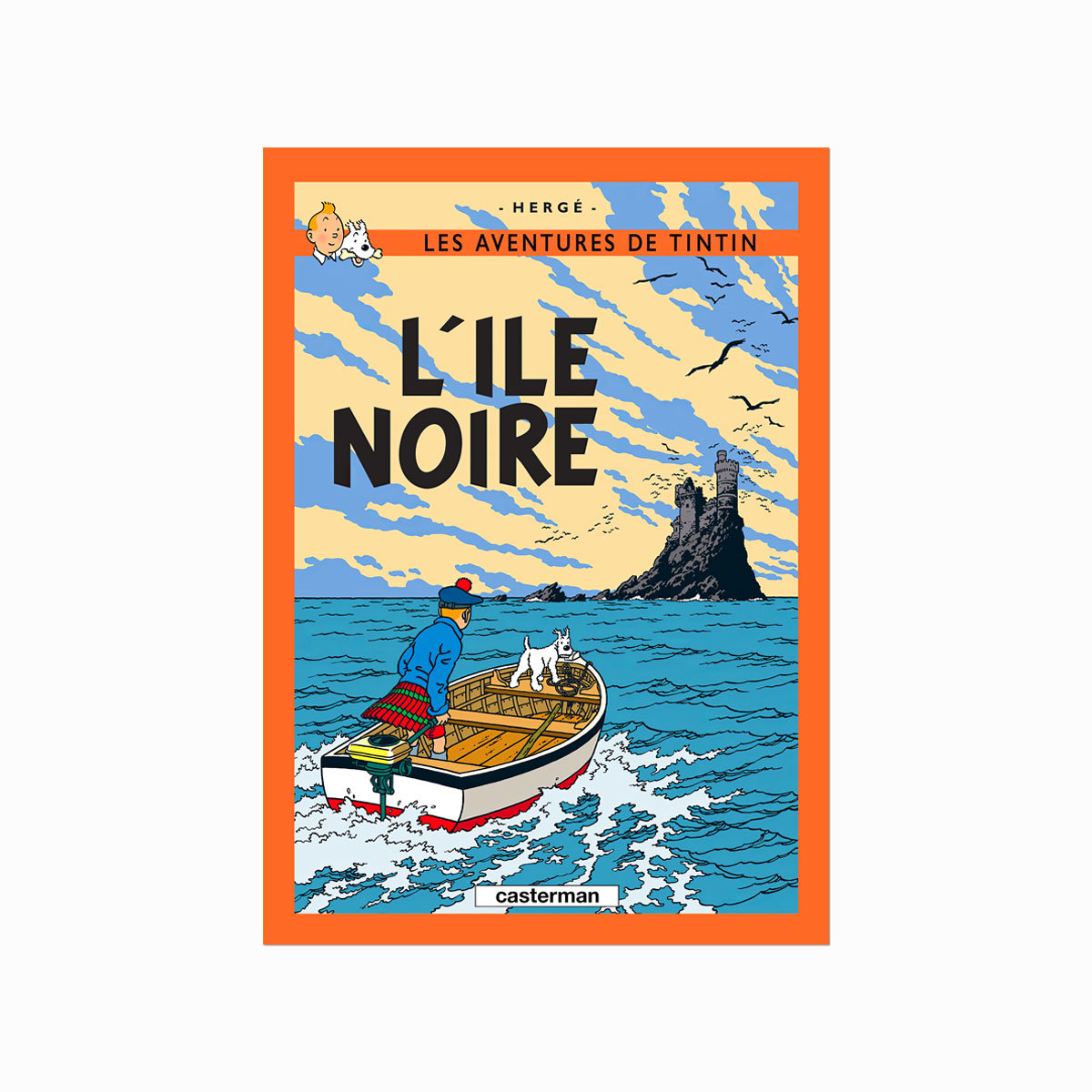 Tintin Plakat Lîle Noire 1938