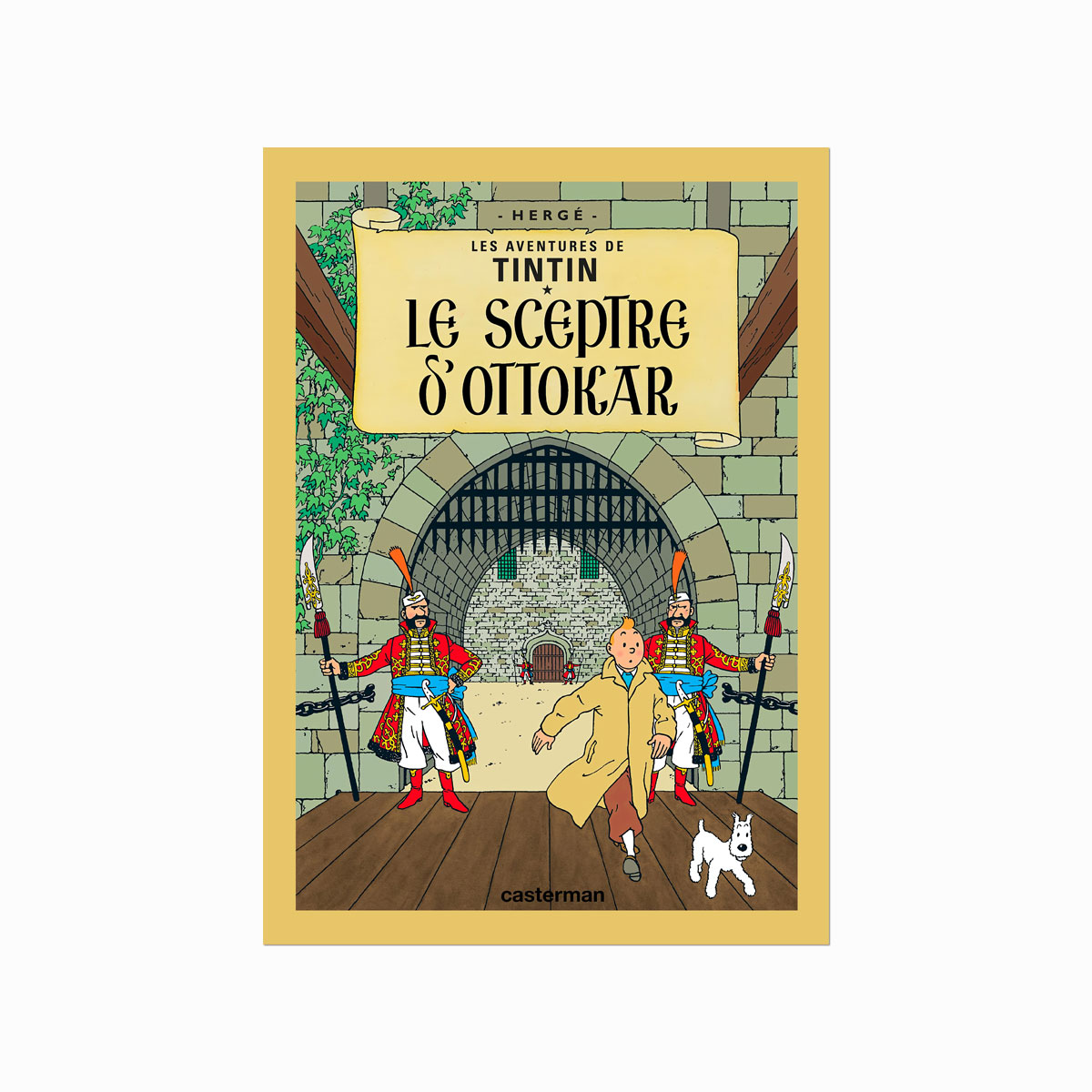 Tintin Plakat Le Sceptre Dottokar 1939