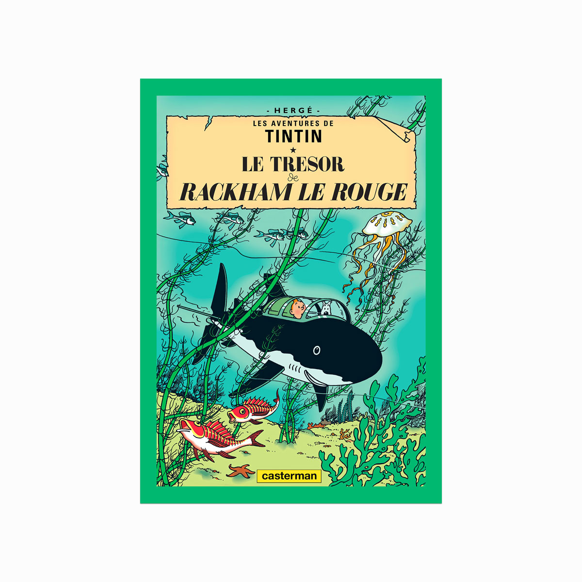 Tintin Plakat: Eventyrkunst fra Le Trésor De Rackham Le Rouge
