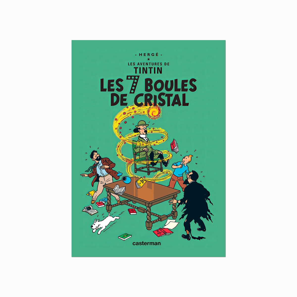 Tintin Plakat Les Boules De Cristal 1948