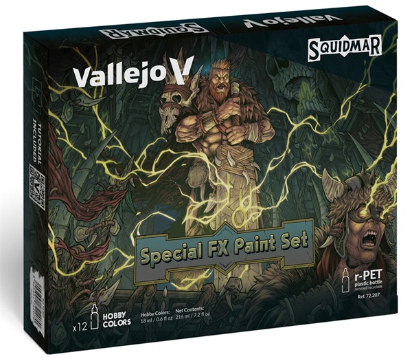 Vallejo Maling Game Color: Special Fx Paint Set 12 Colors 18ml