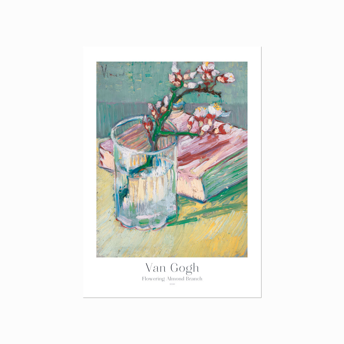 Van Gogh Plakat: Blomstrende Mandlegren - Tilbud!