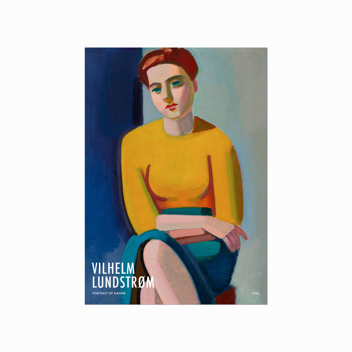 Vilhelm Lundstrøm Portrait Of Hanne 1946