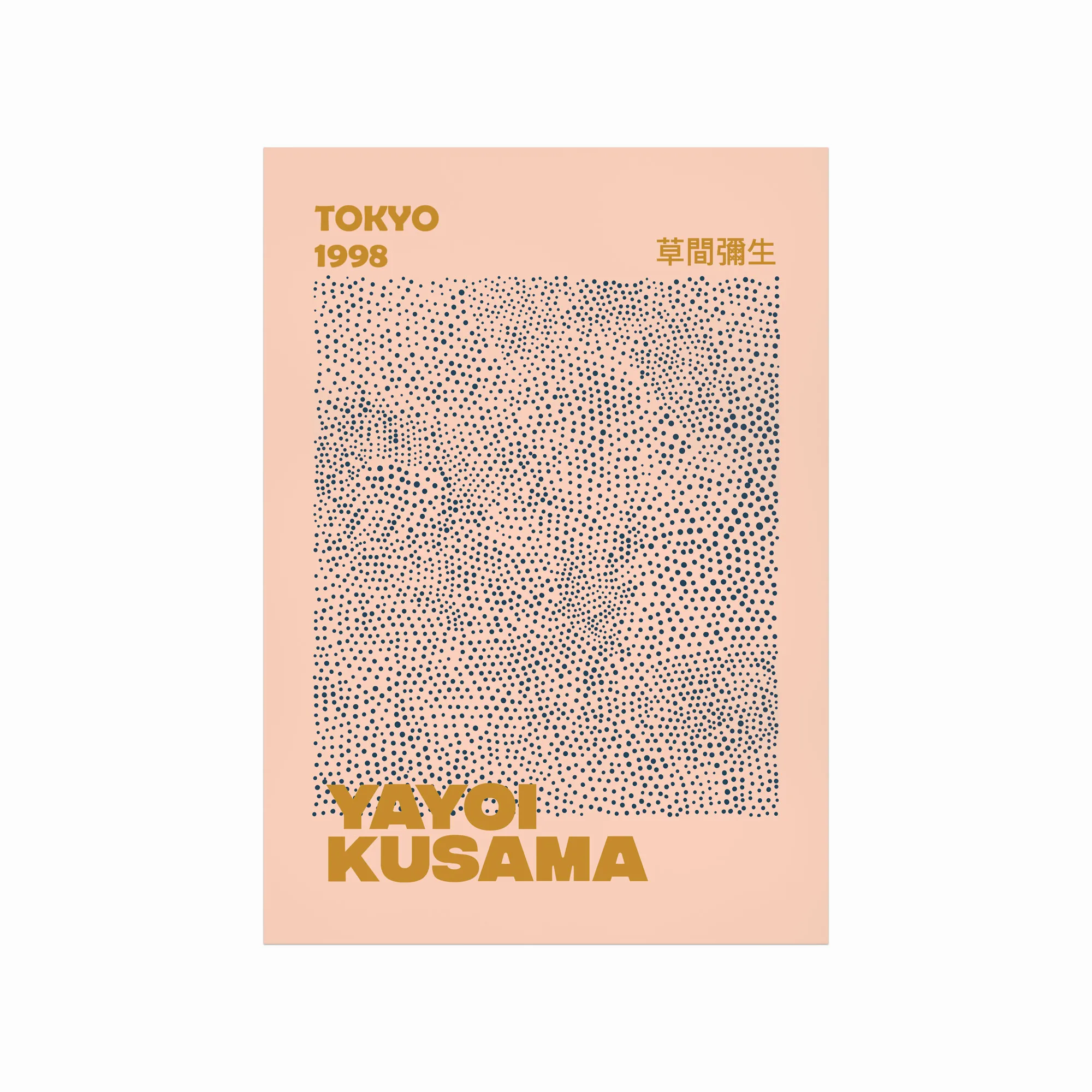 Yayoi Kusama Plakat - Uendelige Dots Kunstværk Tilbud