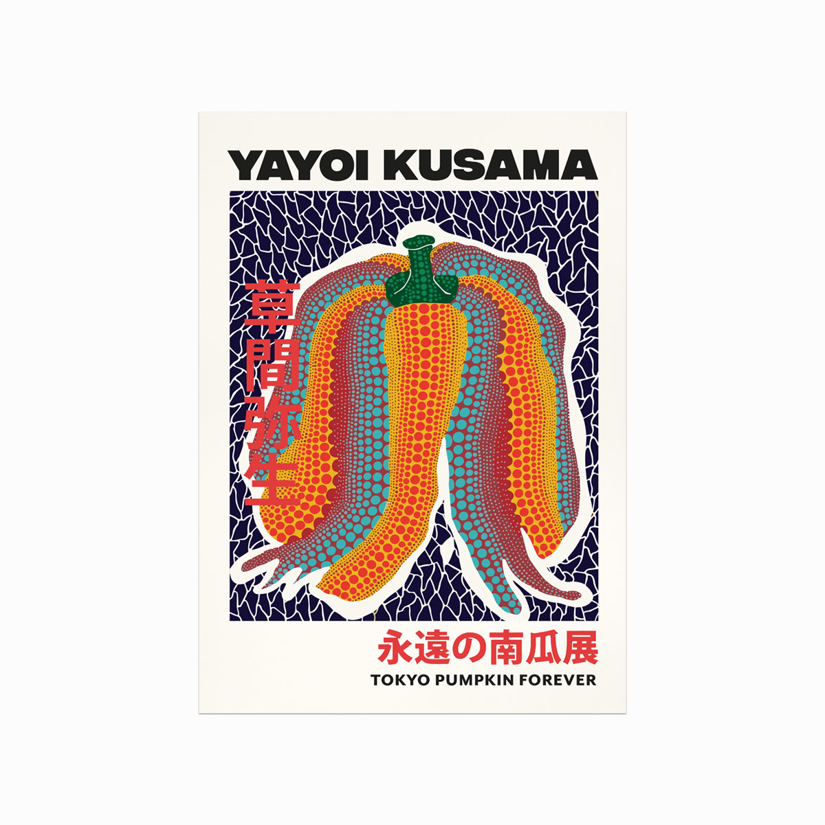 Yayoi Kusama Plakat – Tokyo Pumpkin Forever Tilbud