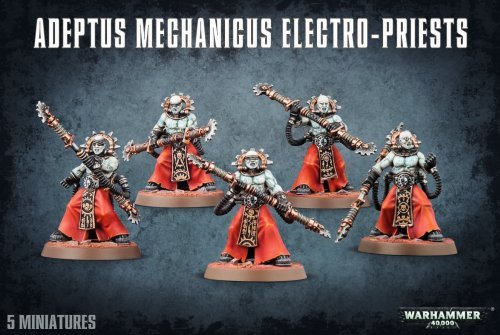 Adeptus Mechanicus Fulgurite Elektro-præster - Tilbud!