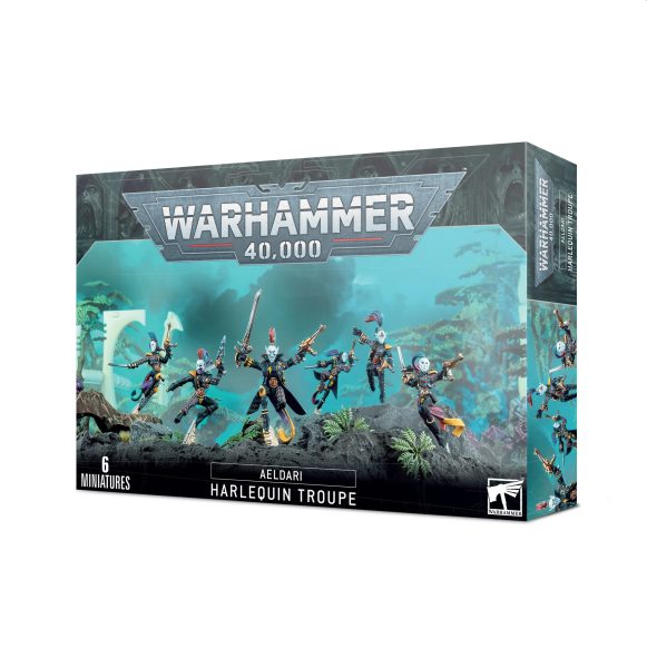 Aeldari Harlequins Troupe - 6-mands Samlingssæt