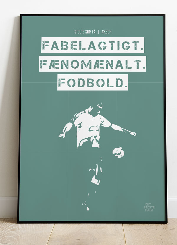 AGF KSDH Fodboldplakat – Stilfuld A4 Plakat til Fans