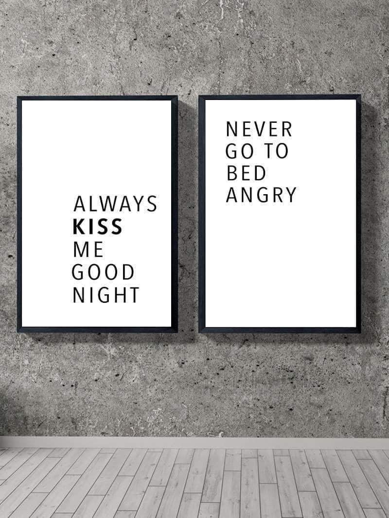 Kys Mig Godnat – Plakat Sæt fra Postersbyus