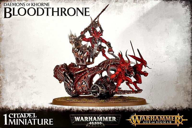 Blades Of Khorne Rendmaster Herald Of Khorne On Blood Throne Skull Cannon 99129915025 Do