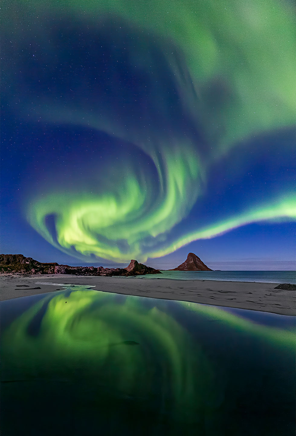 Unikt Naturfotografi af Bleik Island - Kunstværk til Dit Hjem