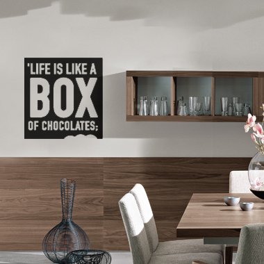 Lækre Chokolade Wallsticker – Unik Dekoration til Hjemmet