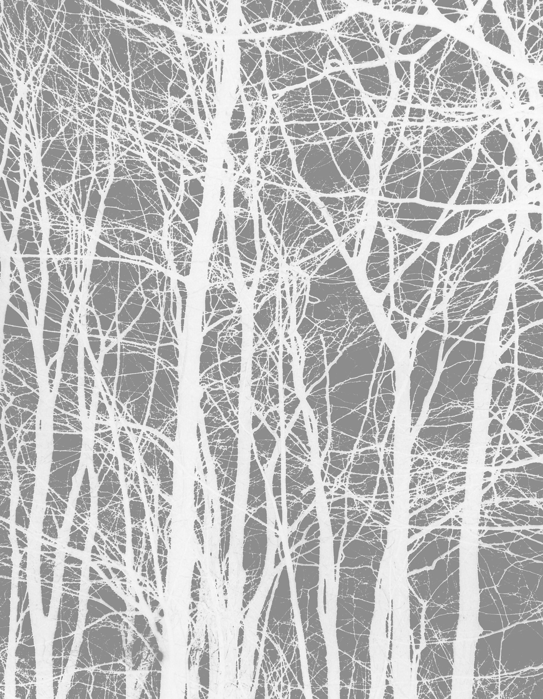 Cherrytree Grey – Unikt kunstværk af Kirsten Stigsgaard