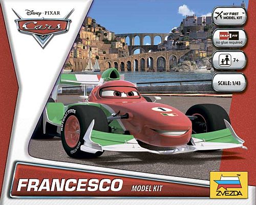 Disney Cars Francesco Plastmodel Sæt - Byg og Leg!