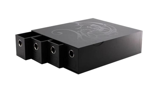 Dragon Shield Fortress Card Drawers: Black Dragonshield At-33708