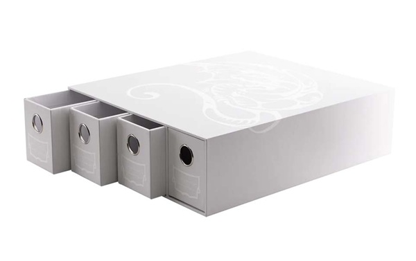 Dragon Shield Fortress Card Drawers: White Dragonshield At-33704