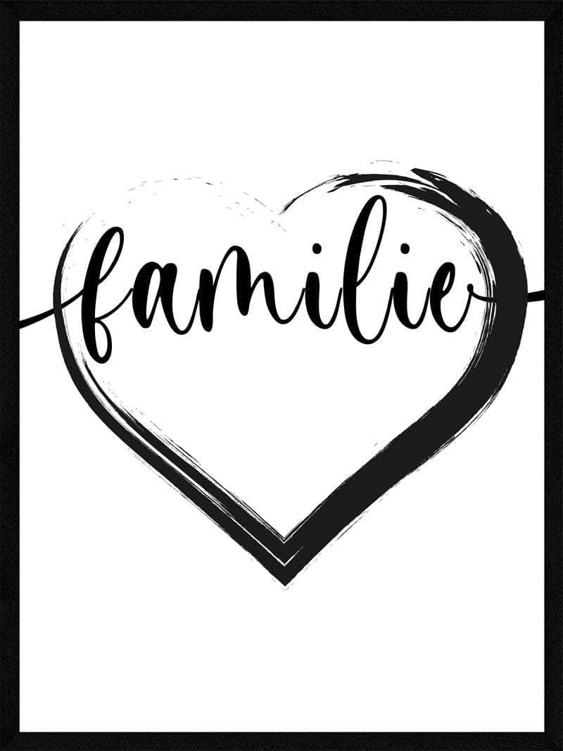 Familie Plakat - Hyld din kærlighed til familien!