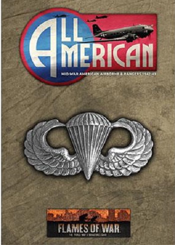 Flames Of War: All American MW Paratrooper Bog og Kort