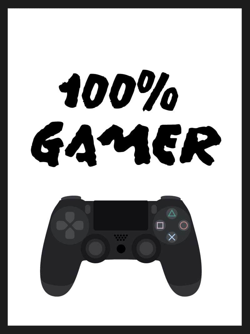 Gamer Plakat - Perfekt til Ungdomsværelset!