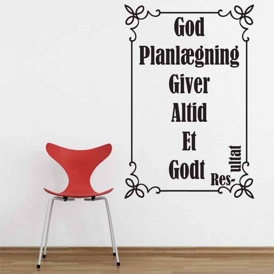 Inspirerende Wallsticker til Effektiv Planlægning