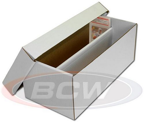 Kortkasse Opbevaringsboks Hvid Pap Graded Shoe Box Holder 350 Kort Toploaders Bcw- -bx-gsb