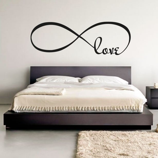 Uendelig Kærlighed Wallsticker til Romantisk Indretning