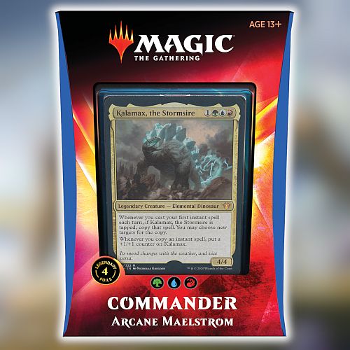 Magic Commander 2020 Edh Ikoria: Lair Of Behemoths Multiplayer Deck: V2 Arcane Maelstrom Kalamax The Stormsire 100 Kort