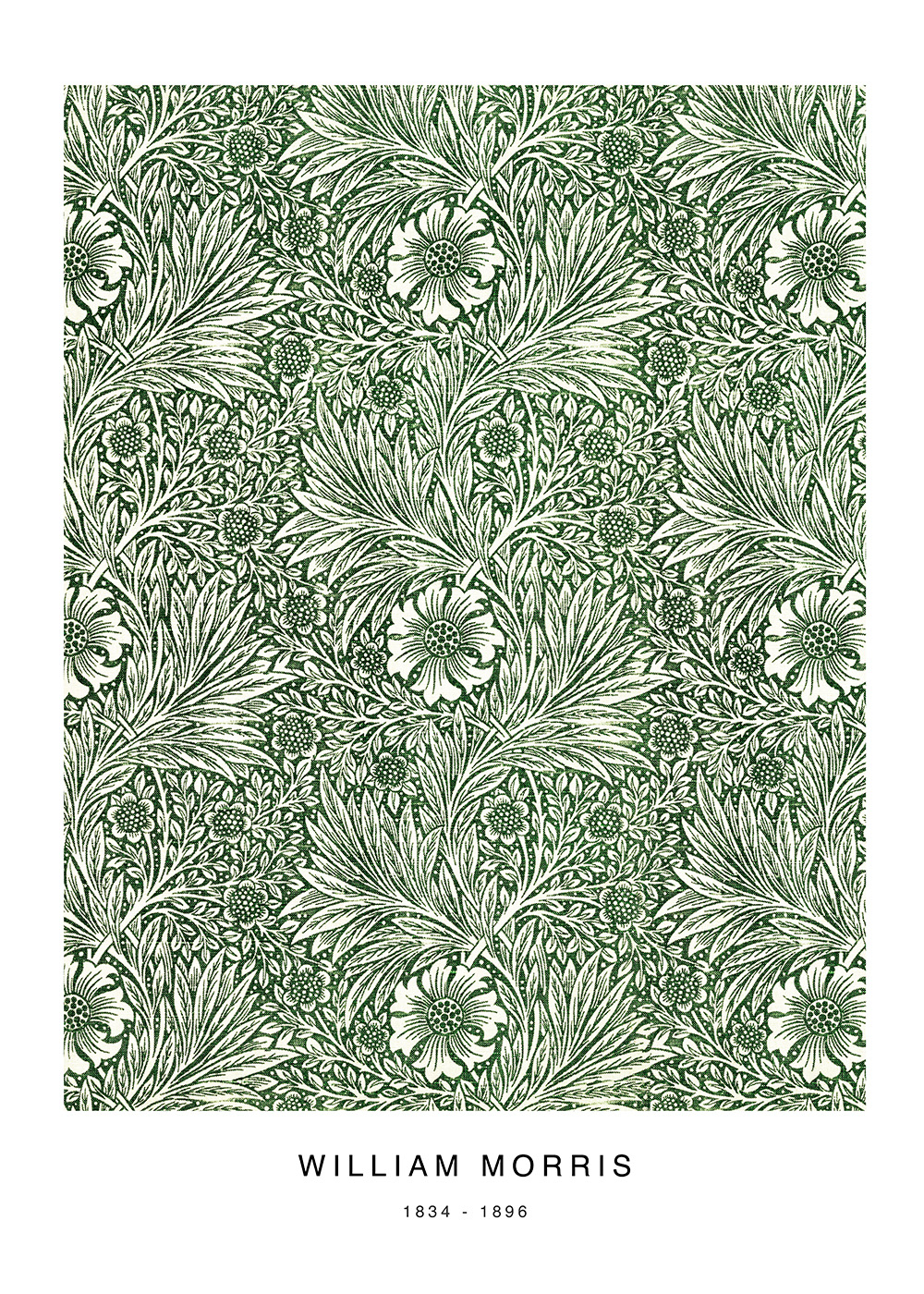 Marigold Green Plakat – Uundgåelig Kunst til Dit Hjem