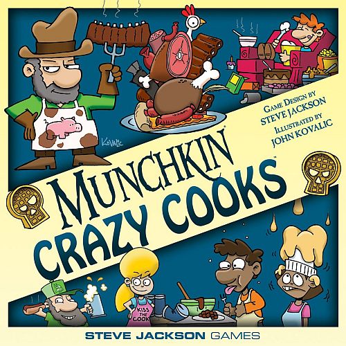 Munchkin Crazy Cooks - Sjovt Brætspil til Madelskere