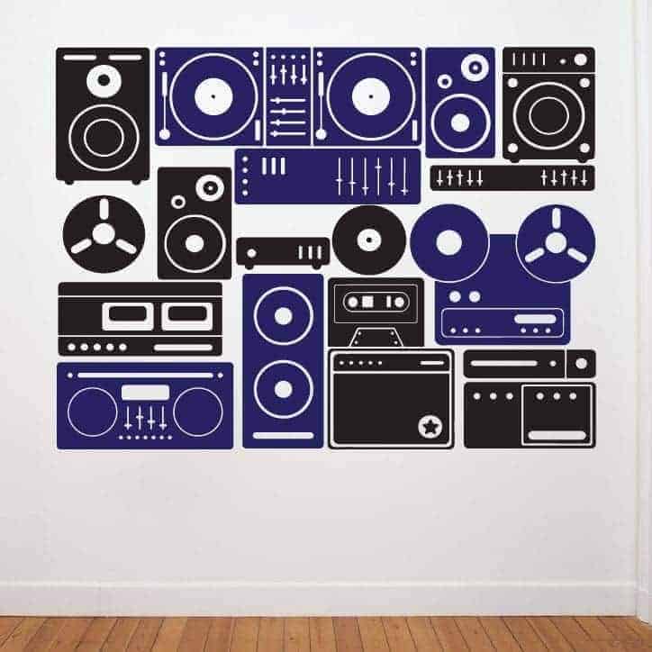 Musik Væg Wallsticker – Skab din DJ-stemning!