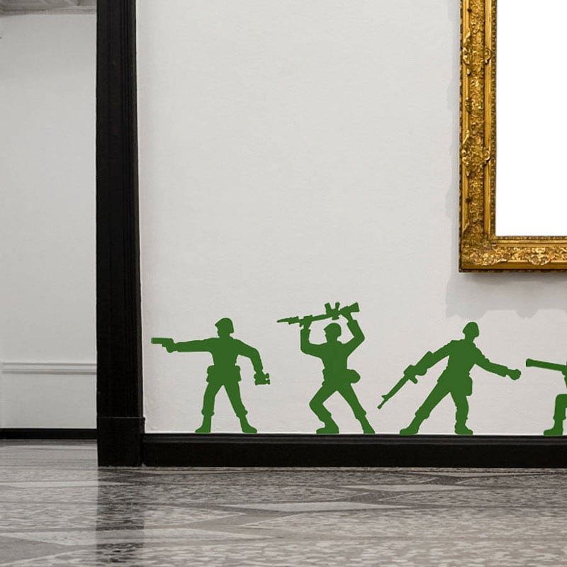 Seje myresoldater wallstickers til børneværelset!