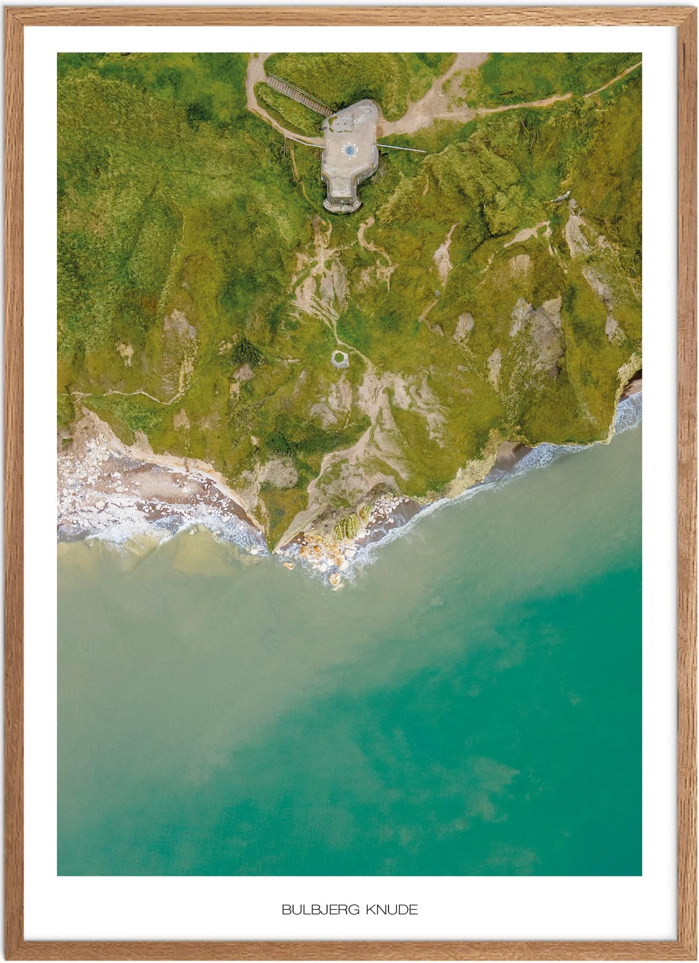 Plakat Bulbjerg Naturplakat Plakater Nordjylland Plakat Plakatsnedkeren Drone-plakater