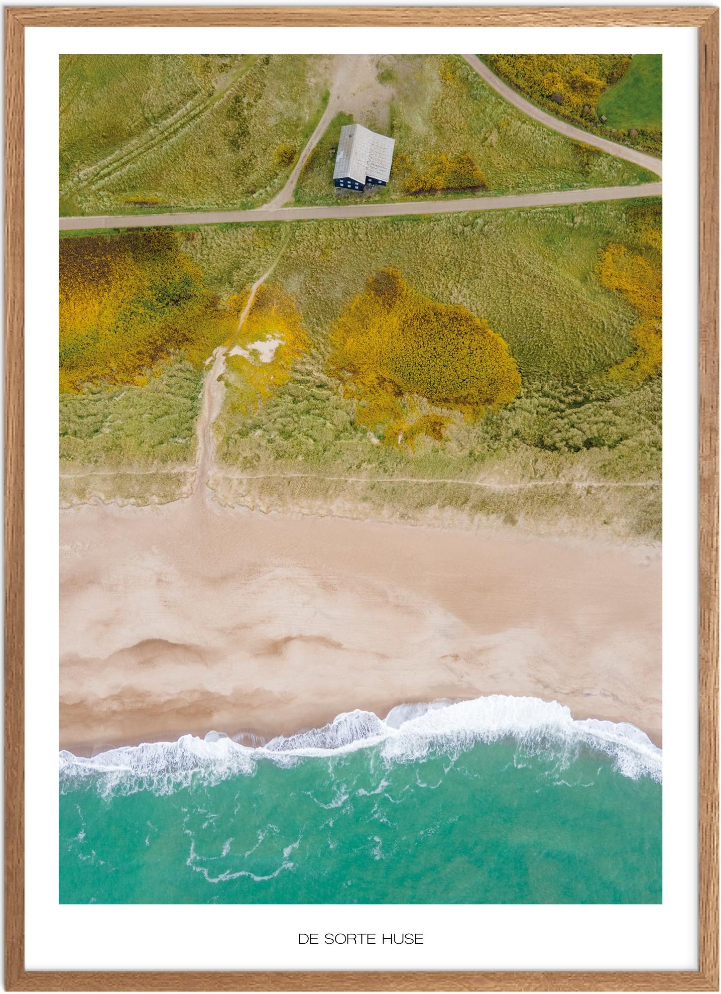Plakat De Sorte Huse Naturplakat Plakater Nordjylland Plakat Plakatsnedkeren Bestsellere