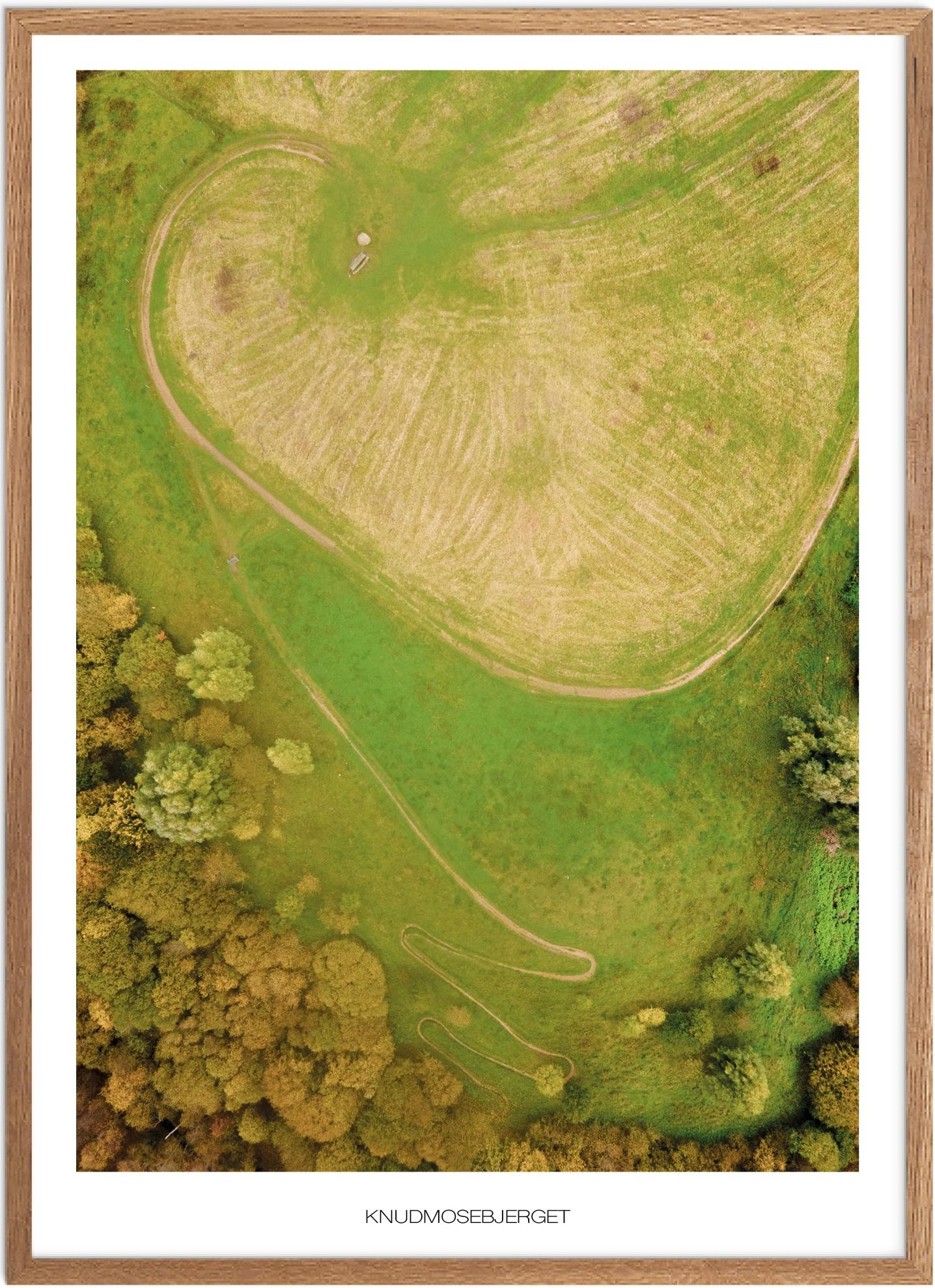 Plakat Knudmosebjerget Naturplakat Plakater Vestjylland Plakat Plakatsnedkeren Plakater Midtjylland